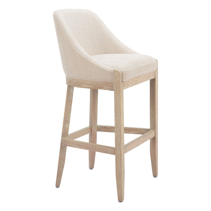 Calmo Beige Barstool