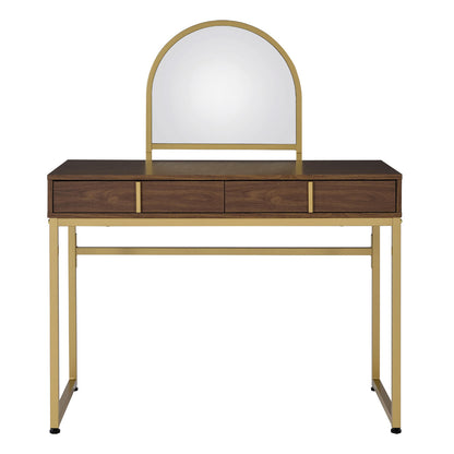 Rosalind Gold Metal Vanity Table
