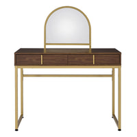 Rosalind Gold Metal Vanity Table