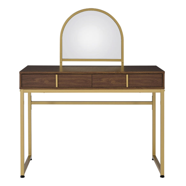 Rosalind Gold Metal Vanity Table