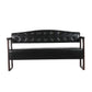 Ludlow Button-Tufted Faux Leather Bench Set