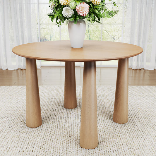 Briony Dining Table in 45" Round, Oak