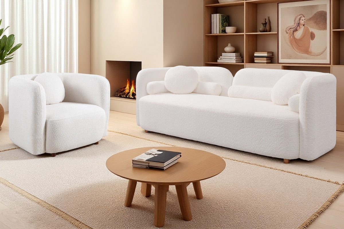 Gethin Boucle Sofa Set