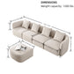Gaia Velvet Modular Sectional