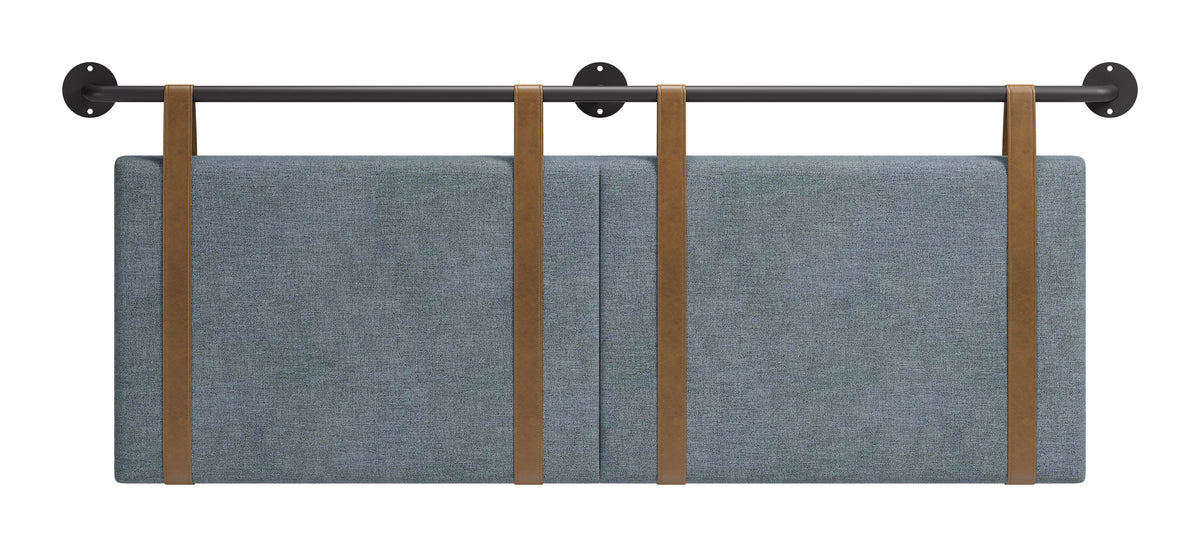 Zeva Gray Floating Queen Headboard