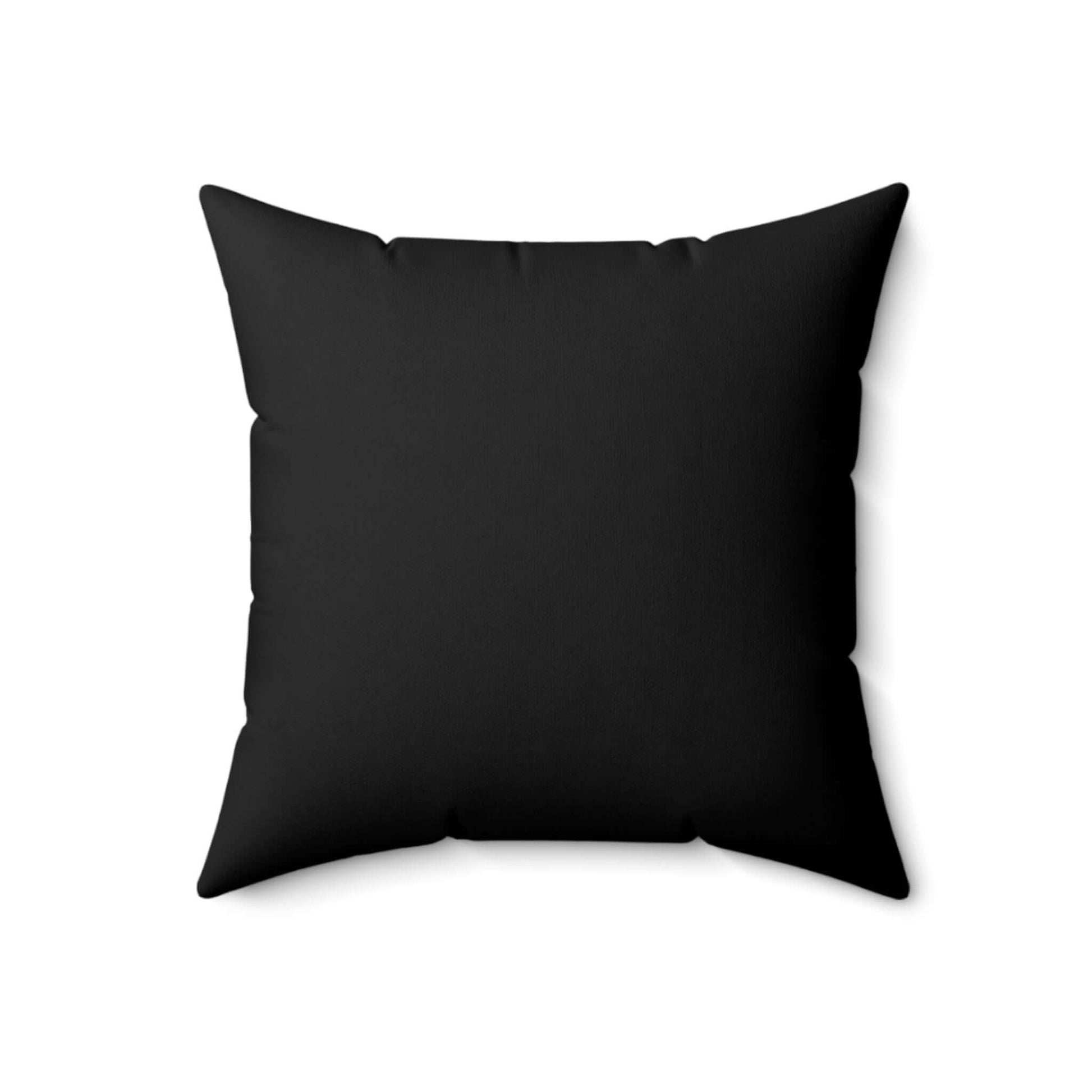 Spun Polyester Square Pillow Revel Logo In Black - Revel Sofa 