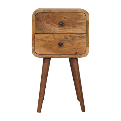 Everard Oak Solid Wood Nightstand – 11.8" Nightstand