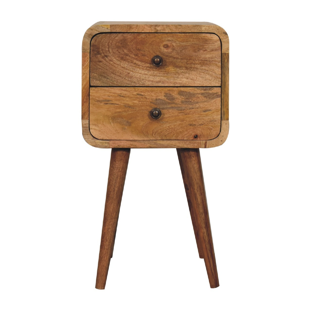 Everard Oak Solid Wood Nightstand – 11.8" Nightstand