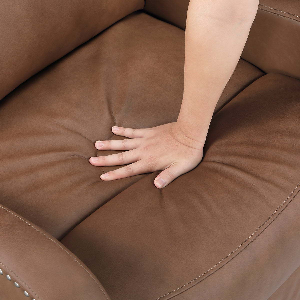 Alaric Leather Glider Recliner