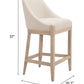 Calmo Beige Counter Stool