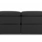 86" Italian Leather Power Reclining Sofa with USB Charging