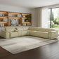 Italian Leather Power Reclining Corner Sectional Sofa