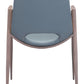 Desi Dining Chair (Set of 2) in Azure Gray & Walnut