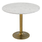 Fullerton White & Gold Dining Table