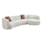 Odile Curved Boucle Sectional