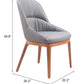 Ayr Dining Chair (Set of 2) in Slate Gray