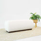 Kelvin Ivory Boucle Bench – 47” Minimalist Ottoman Bench (Japanese-Inspired Design)