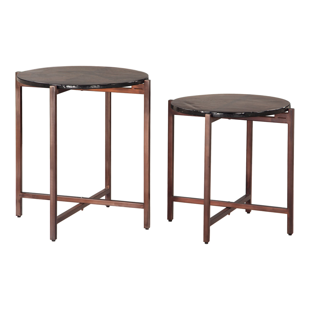 Gema Bronze Coffee Table Set (2-Piece)