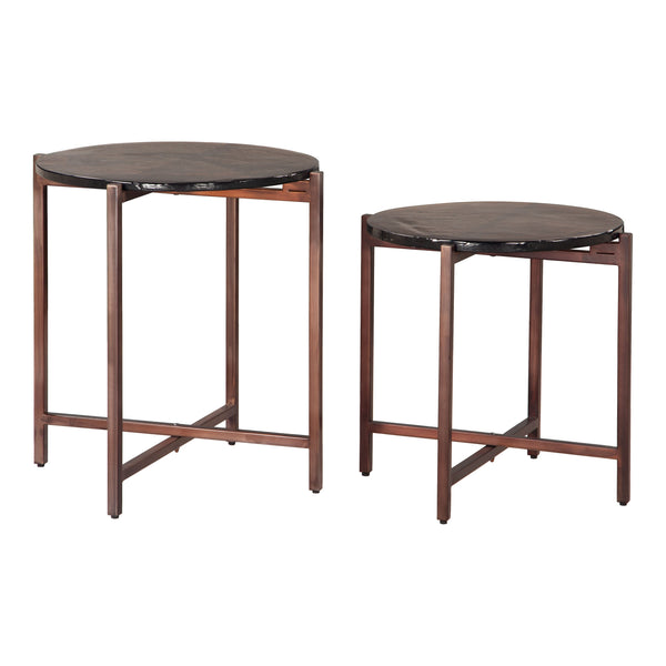 Gema Bronze Coffee Table Set (2-Piece)