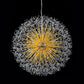 48" Dandelion Crystal Chandelier – Gold Sputnik Ceiling Light – view 17