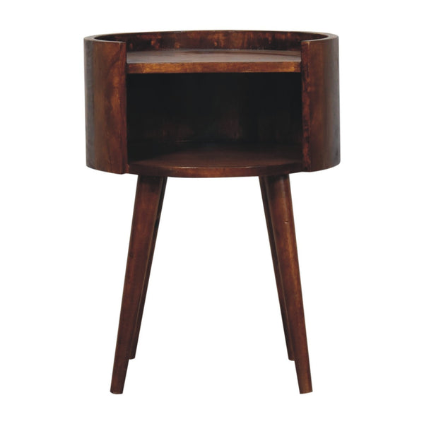 Abner Chestnut Mango Wood Bedside Table – 20