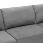 Modern Modular Low Profile Corner Sofa Sectional 116'