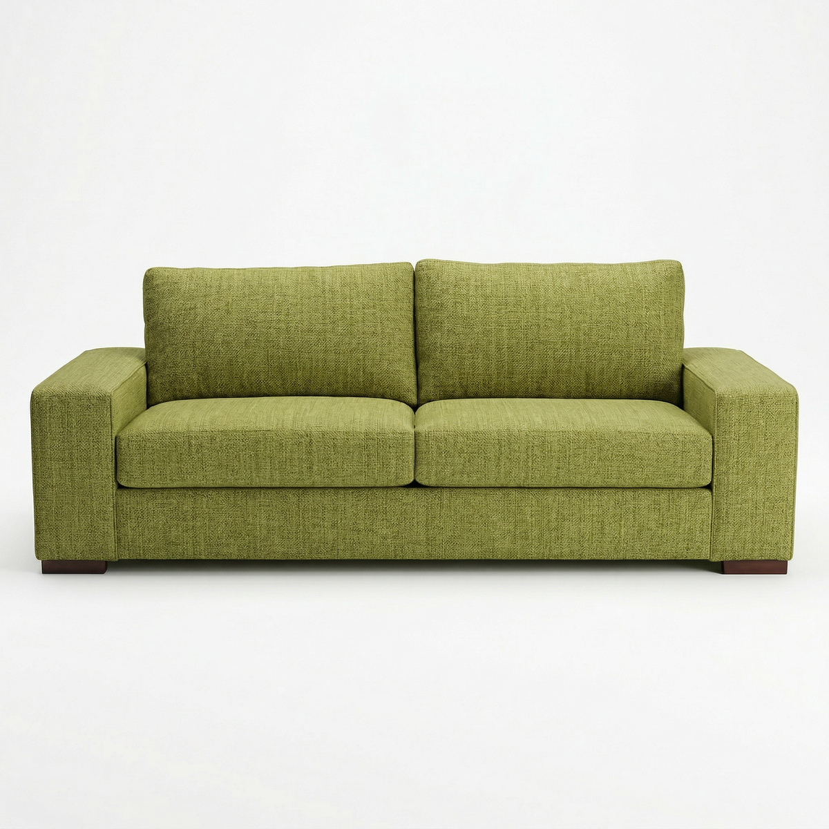 Modena Sofa 92" – Made in USA Square-Arm Sofa (7 Fabrics) - Notion Appletini - Fabric (10)
