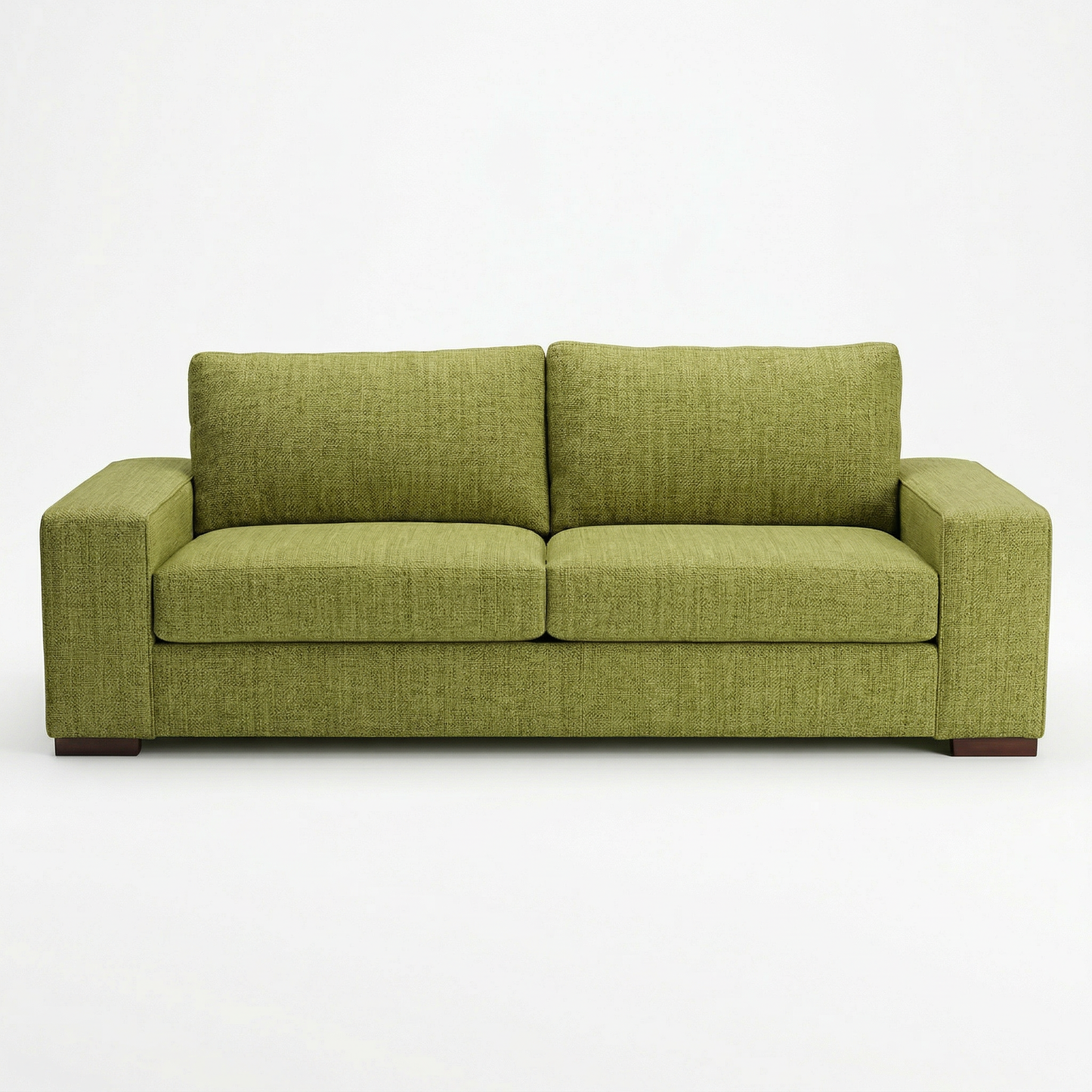 Modena Sofa 92" – Made in USA Square-Arm Sofa (7 Fabrics) - Notion Appletini - Fabric (10)
