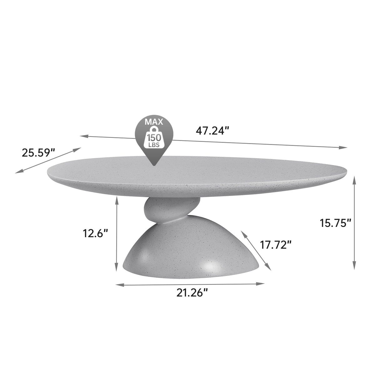 Eira Oval Coffee Table