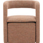 Atria Tawny Brown Accent Chair & Ottoman