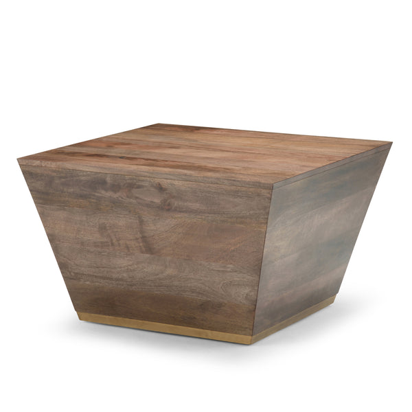 Abba Dark Brown Mango Wood Coffee Table – 28