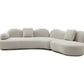 Meryl Curved Boucle Sofa