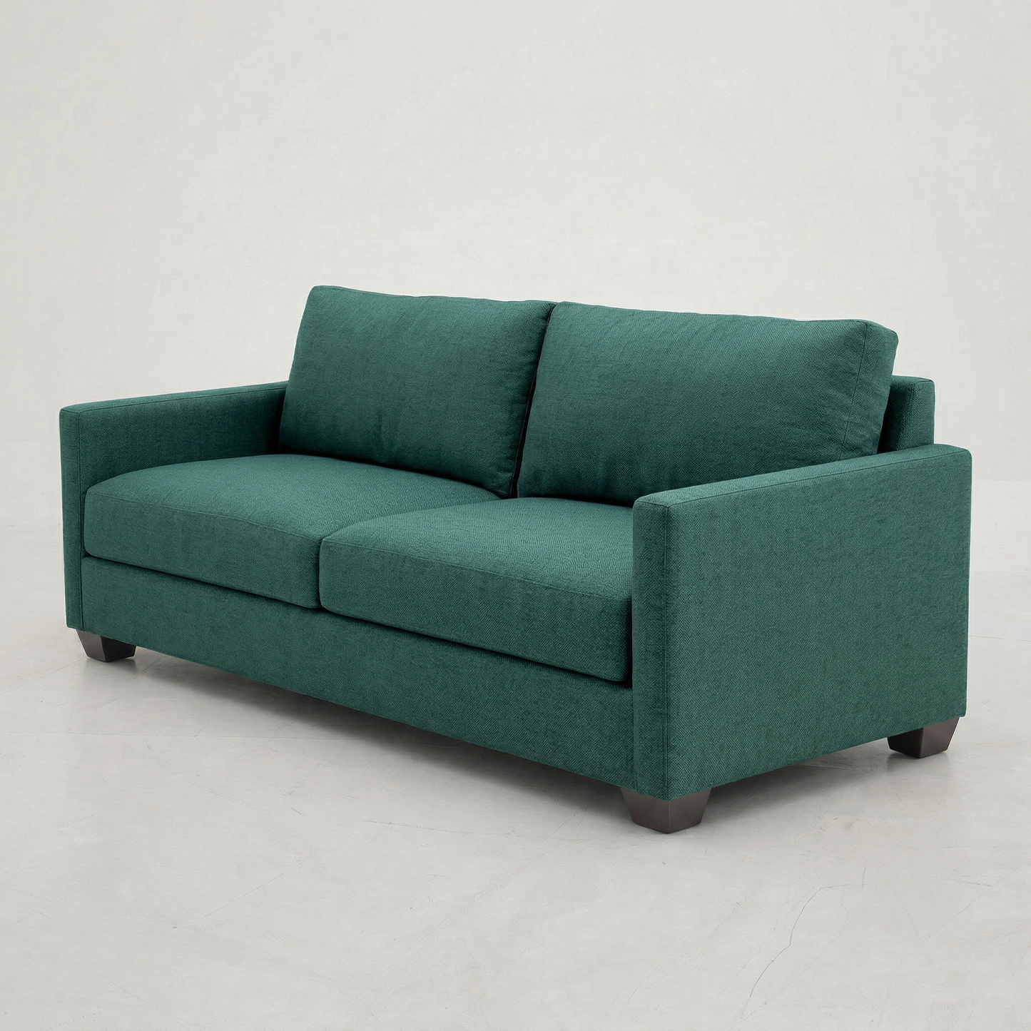 Damon American-Made Sofa – 92" Custom-Fabric Sofa - Velvet Antique Kelly Green - Velvet (6)