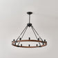Vero Wagon Wheel Chandelier