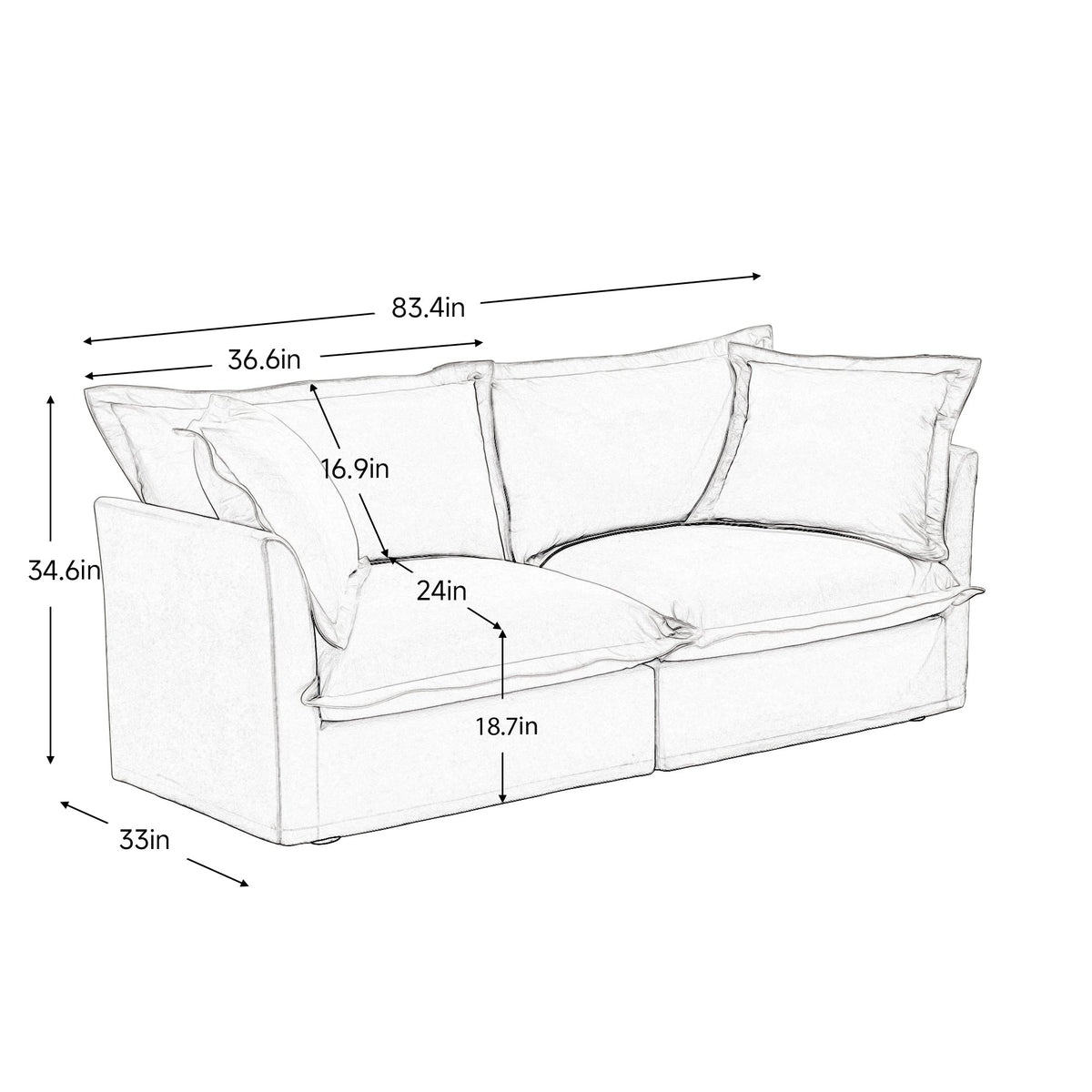 Kerris Slipcovered Sofa