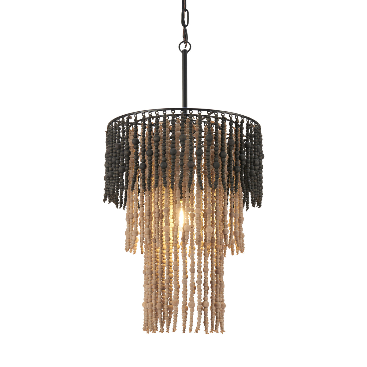 Bizu Black & Beige Ceiling Lamp