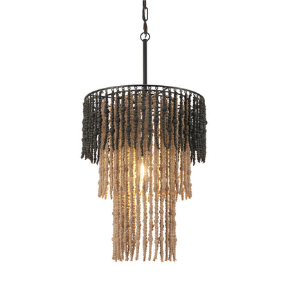 Bizu Black & Beige Ceiling Lamp