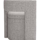 Papua Gray Storage Bench
