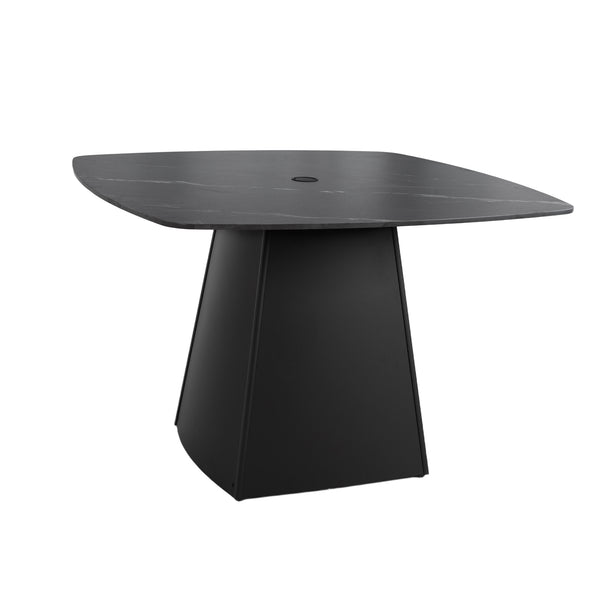 Lucian Black Sintered Stone Outdoor Dining Table – 44
