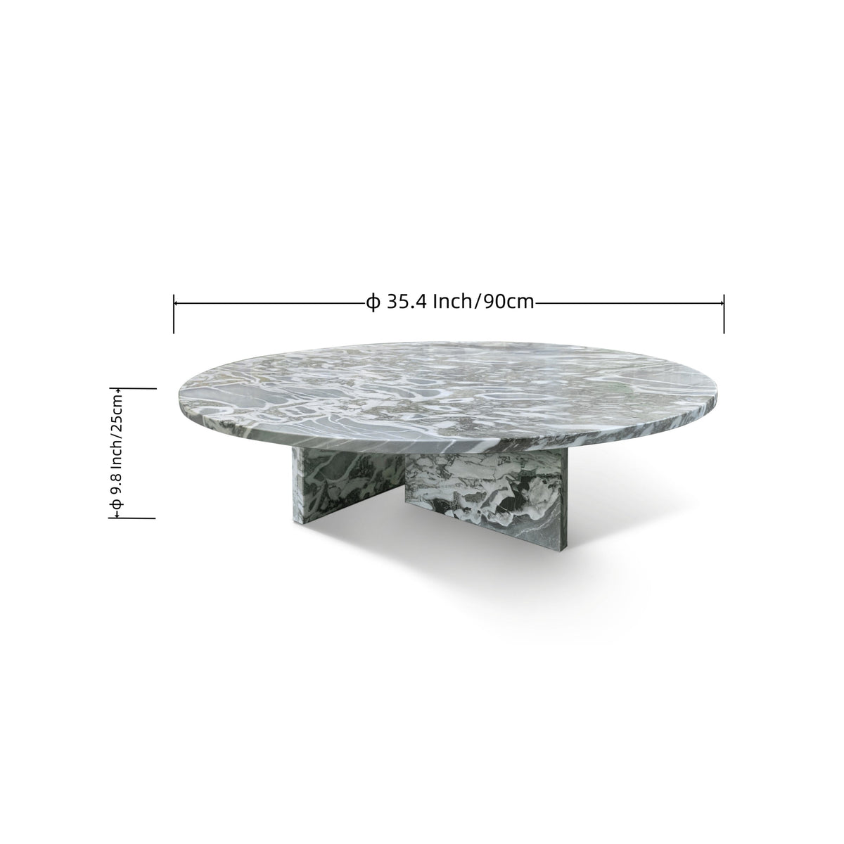 Vesna Marble Round Coffee Table