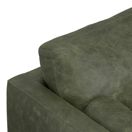 Morrison MCM Leather Sofa Loveseat 72' (2 Colors)