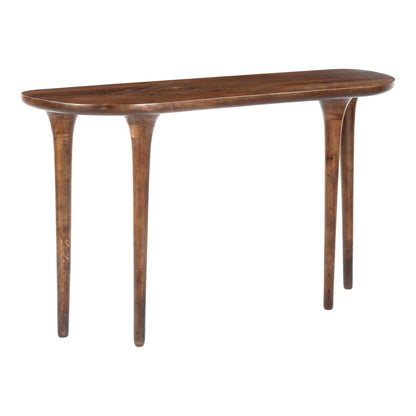 Spiker Walnut Console Table