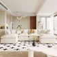 Modern Plush U-Shape Modular 2 Ottoman Sofa Sectional 134" (2 Colors)
