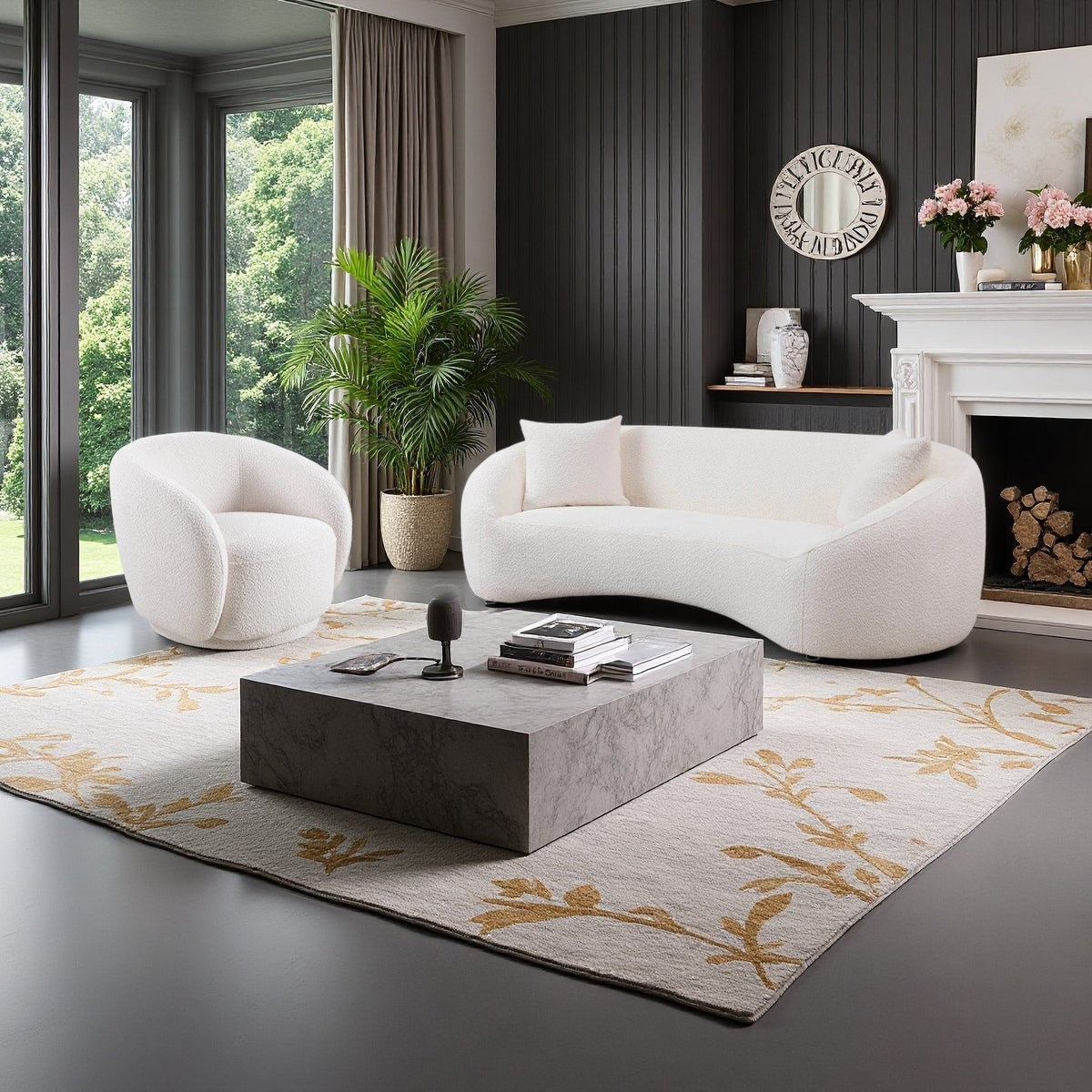 Lysander Curved Sofa
