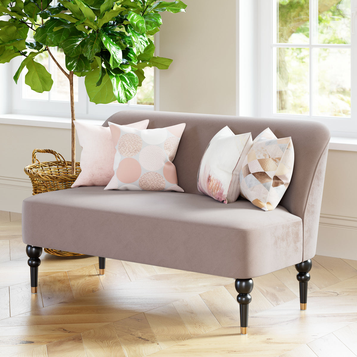 Bintulu Taupe Loveseat
