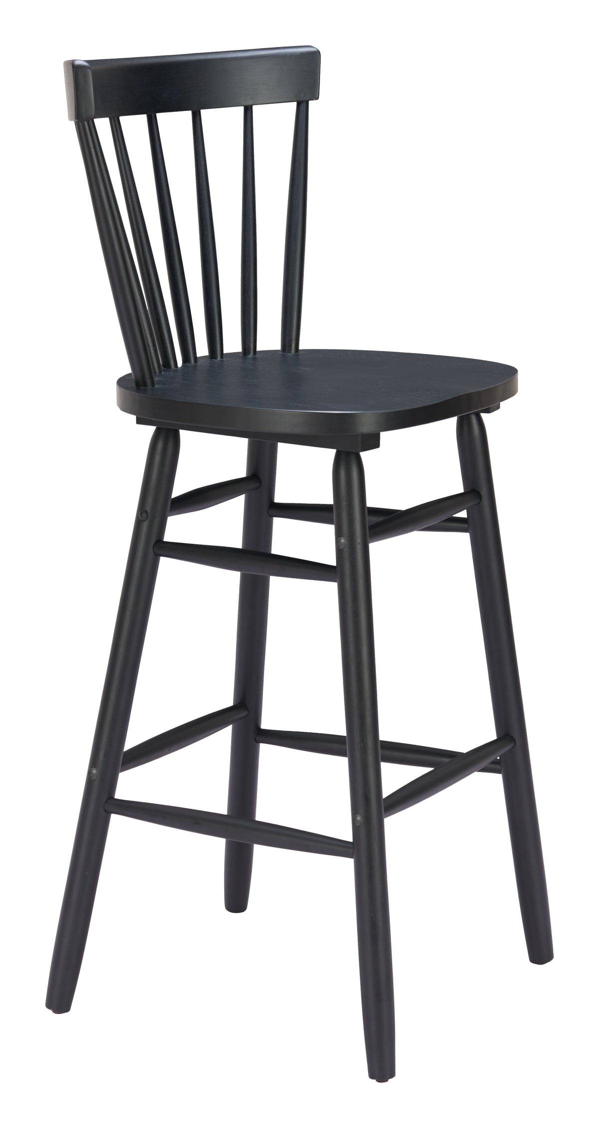 Tyce Barstool (Set of 2) in Black