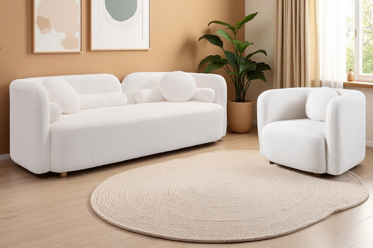 Gethin Boucle Sofa Set