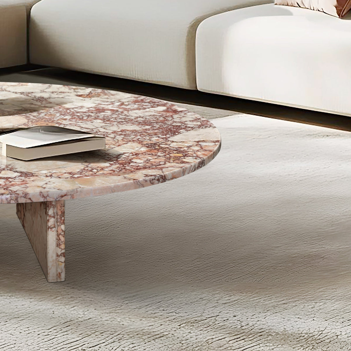 Vesna Marble Round Coffee Table