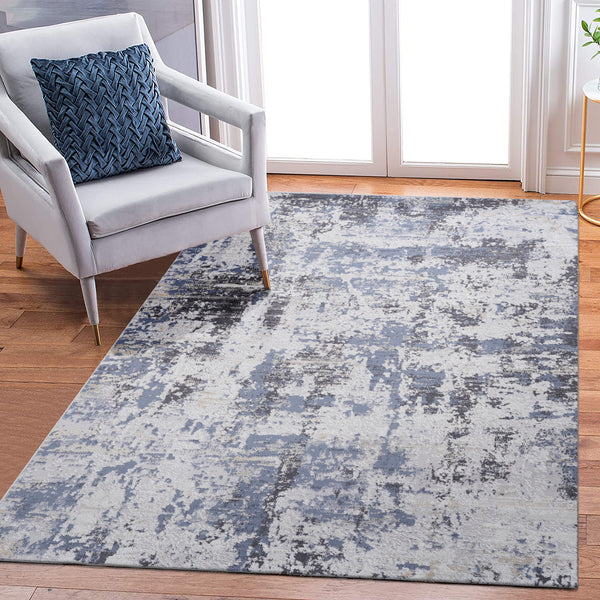 Torben Grey Polyester Area Rug