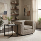Sereneu Green Tweed Accent Chair